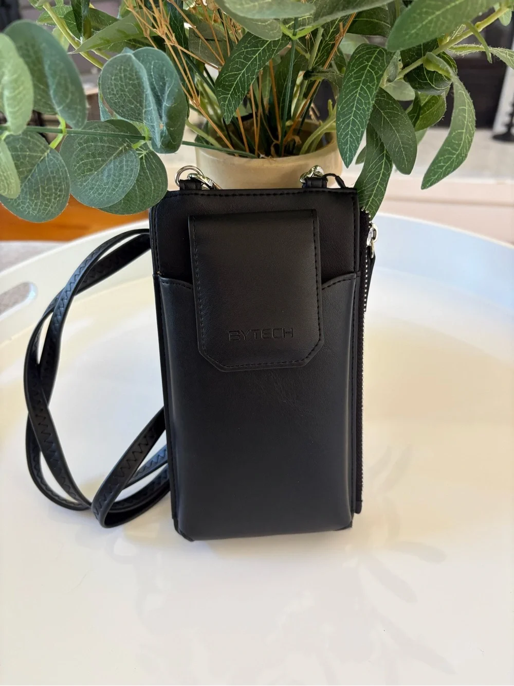 Bytech Black Crossbody Phone Wallet Purse | Universal Cell Phone Case | New